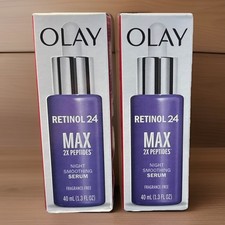 Olay Regenerist Retinol 24 MAX Night Serum 1.3 Fl Oz. NEW 2pk