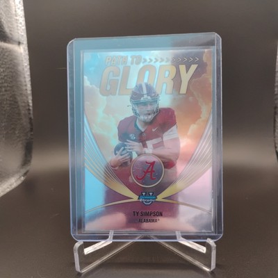 2025 Bowman Chrome U Path to Glory Ty Simpson RC #PG-17 Alabama