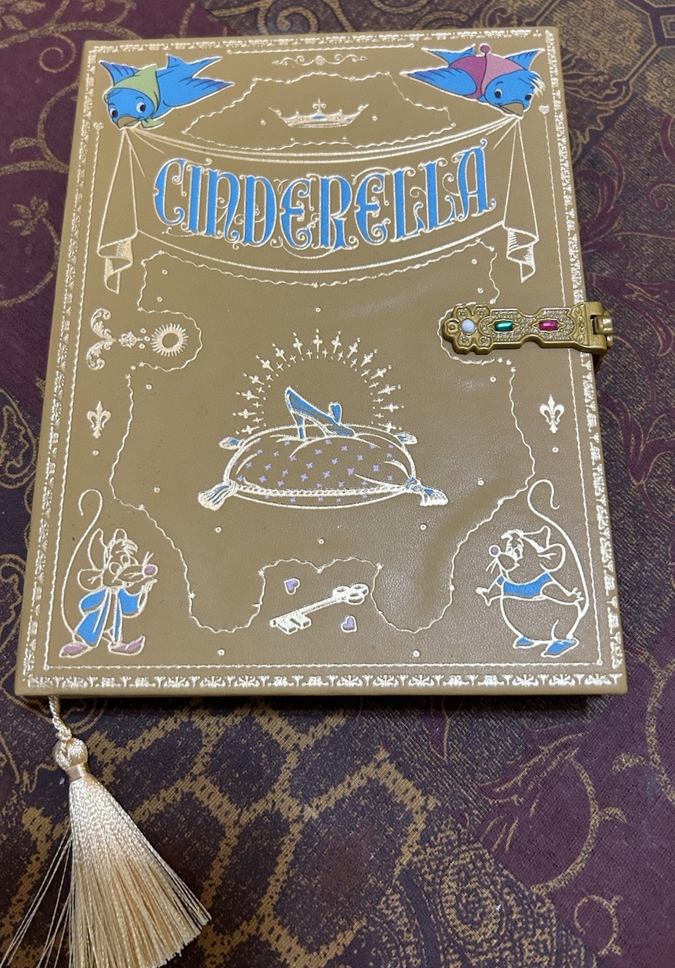 2025 Disney Parks Cinderella Storybook Replica Mini Small Journal Notebook NEW