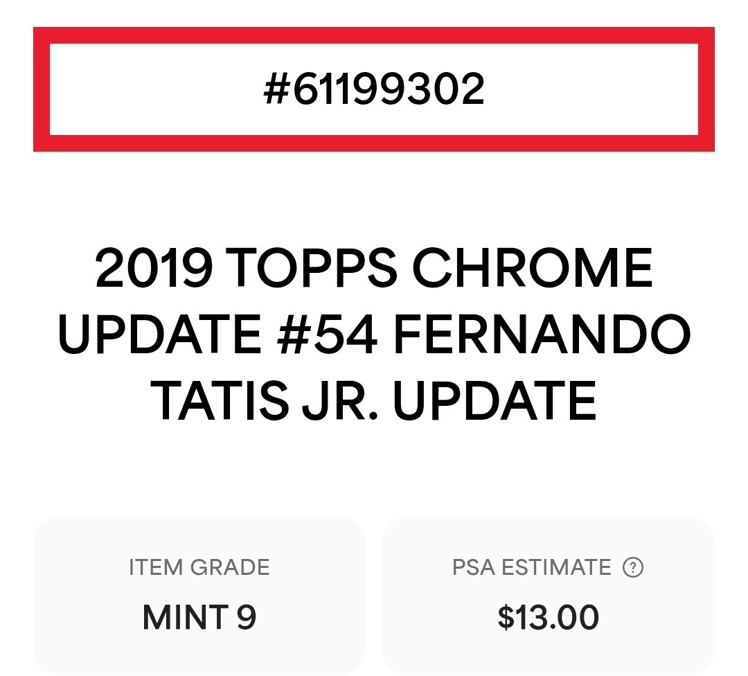⚾ Fernando TATIS JR RC *Rookie Debut Update* PSA 9 2019 Topps Chrome #54 Mint view 3