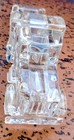 Hofbauer Truck Crystal Glass glass 2 piece 25% Lead Frosted Glass Mint 9" — photo 9