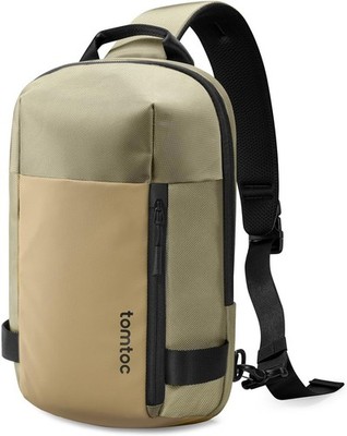 tomtoc Herren Umhängetasche Sling Bag Passt Switch 2, 11-Zoll iPad Air, iPad