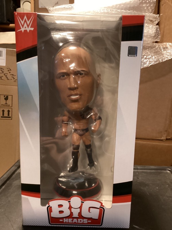 The Rock Bighead Bobblehead WWE Wrestling