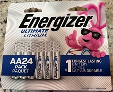 Energizer Ultimate Lithium AA Batteries 24 Pack , Factory Sealed Cheapest price