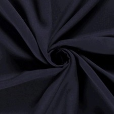 Plain Viscose Poplin Fabric Material NAVY