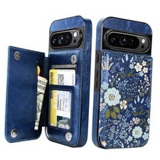 Compatible with Google Pixel 9 Pro for Google Pixel 9 Pro XL 6.8" Blue Daisy
