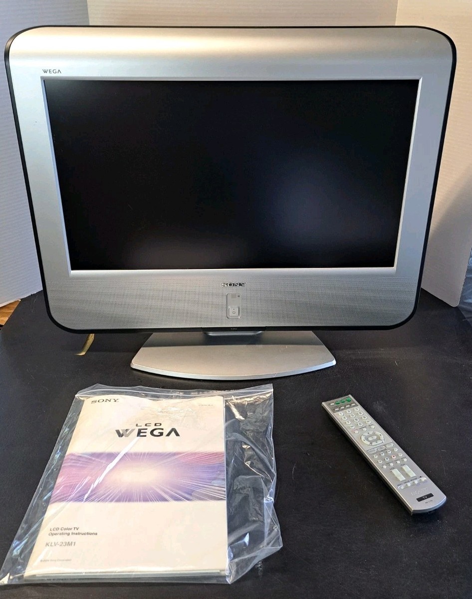 SONY WEGA 液晶テレビ 本体 Sony Wega KLV-23M1 23'' LCD TV Flat Screen Retro Gaming w/ Remote
