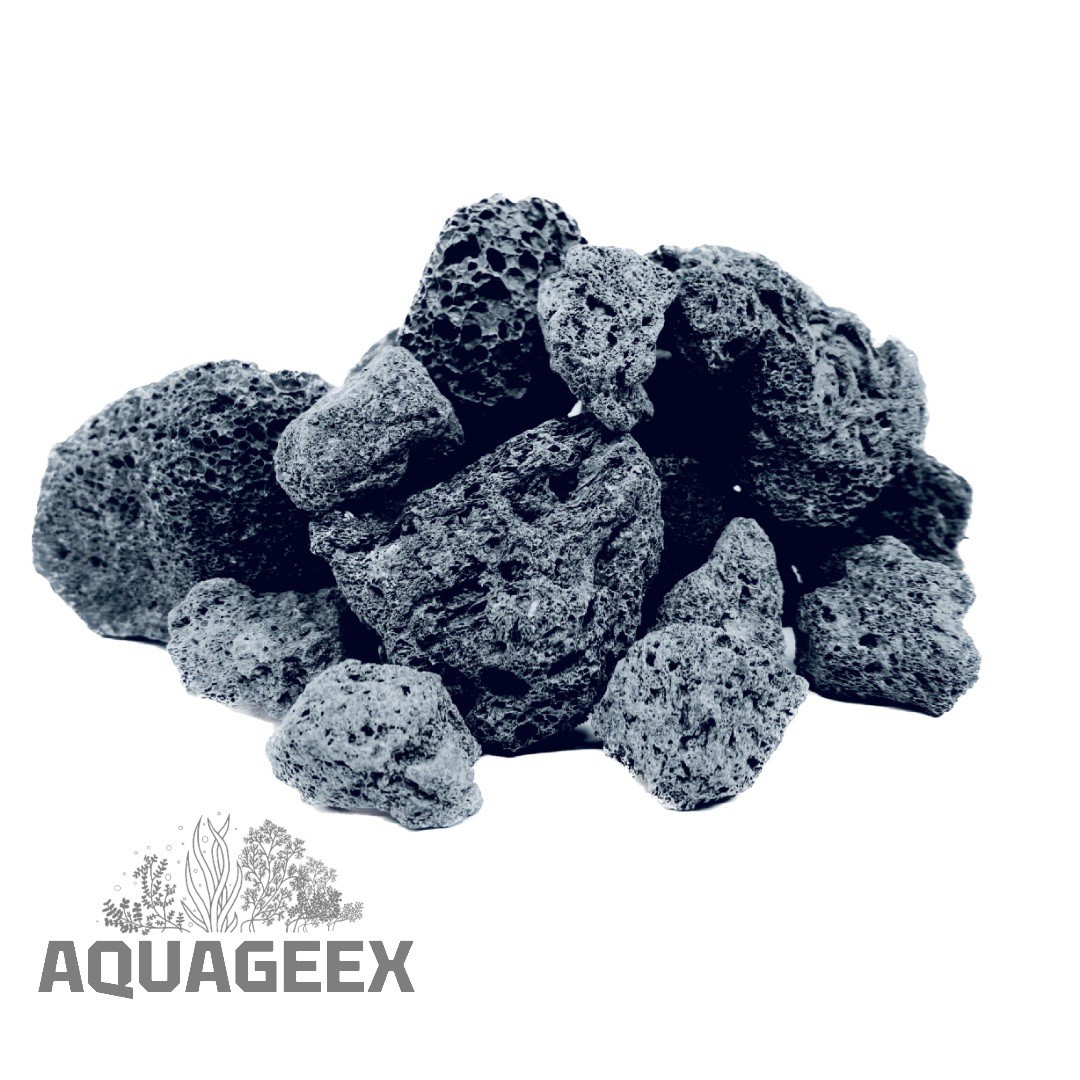 5lbs Black Volcanic Lava Rock Natural Aquarium Terrarium Inert Rocks