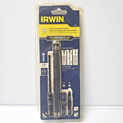 Irwin Tapcon Installation Drill/Drive Set 5/32'' Bit for 3/16'' Tapcon 1/4'' Driver