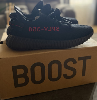 adidas Yeezy Boost 350 V2 Bred Black/Red Low Top Men s CP9652 2017