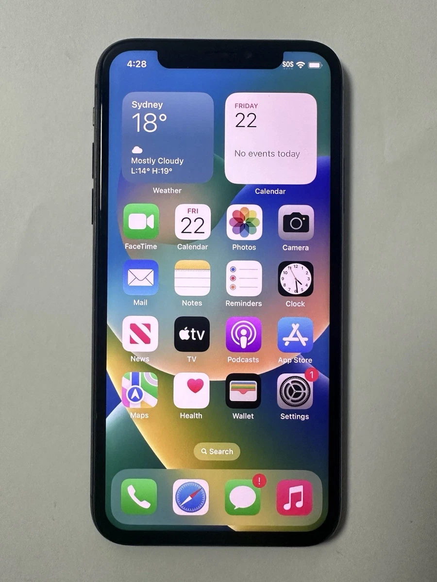 Apple iPhone X - 64GB - Space Grey (Unlocked) A1865 (CDMA + GSM