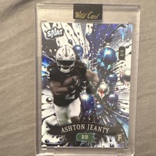 Wild Card Splat 2025 Ashton Jeanty Rookie Serial Numbered 4/4 SCFOrb1-AJ