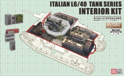 Heavy&Lanmo NM3502 1/35 Ltalian L6/40 Light Tank Series Interior Kit