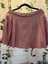 Calia Side Pleat Golf Skort size Large Pink 14 inch