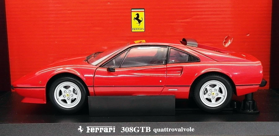 Kyosho 1/18 Scale Model Car 08182R - Ferrari 308GTB Quattrovale - Red - Image 3 of 4