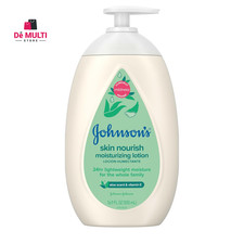 Johnson'S Skin Nourish Moisturizing Baby Lotion with Aloe Vera Scent  Vitamin E