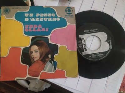 7'' EDDA OLLARI EIN STÜCK BLAU, WENN ICH WEIT WEG BIN SEHR GUTER ZUSTAND + / EX