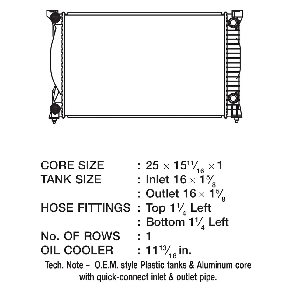 For Audi A4 Quattro 2002-2016 CSF 3451 Engine Coolant Radiator Foto 2 de 2