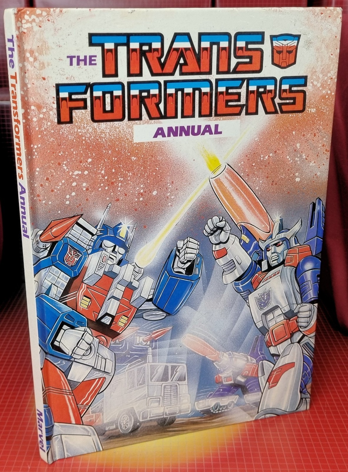 Vintage Marvel Comics The Transformers G1 1987 Annual Hardback Book