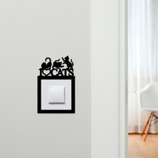 Light Switch Surround Love Cats Decorative Switch Plate Cover Frame