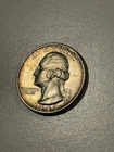 1943 Washington Quarter GEM BU, TONED! 90% Silver 25c