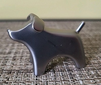 UMBRA Chrome Plated Metal Ring Holder, Sold Out Dog Figure 2''×3''