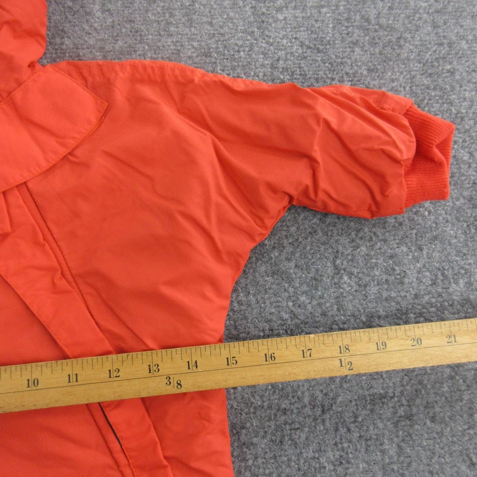 Patagonia Bunting Traje de Nieve Infantil Naranja Invierno Con Capucha Forrado de Vellón Cremallera Piernas Foto 4 de 4