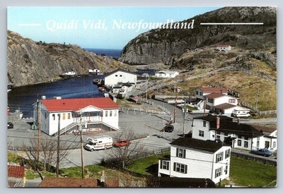 Quidi Vidi Newfoundland Fishing Village Color Postcard Roy Pitcher Photography
