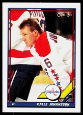1991-92 O-Pee-Chee Calle Johansson #126 Washington Capitals