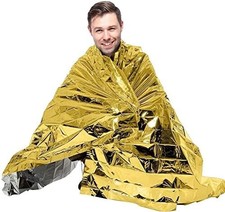 Namvo 5Pcs Emergency Thermal Blankets, Survival/First Aid Blankets - Insulated,