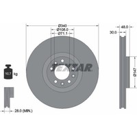 2X Textar 92256003 Bremsscheibe FüR Peugeot Citroen 508 407 C5 C6 8D 8E 6D 6E