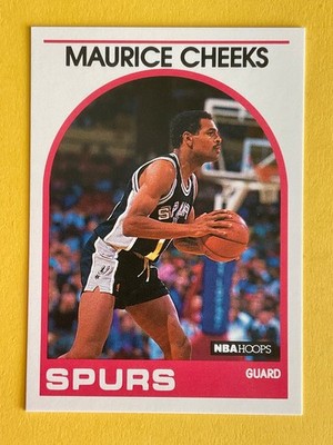 Maurice Cheeks 1989-90 Hoops Basketball Card #320 - San Antonio Spurs