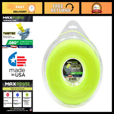 Premium 0.080" Twisted Trimmer Line - 280' USA Made Heavy-Duty Cutting Line