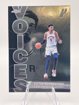 2025-26 Topps Chrome - Voices Victor Wembanyama #VS-1 San Antonio Spurs