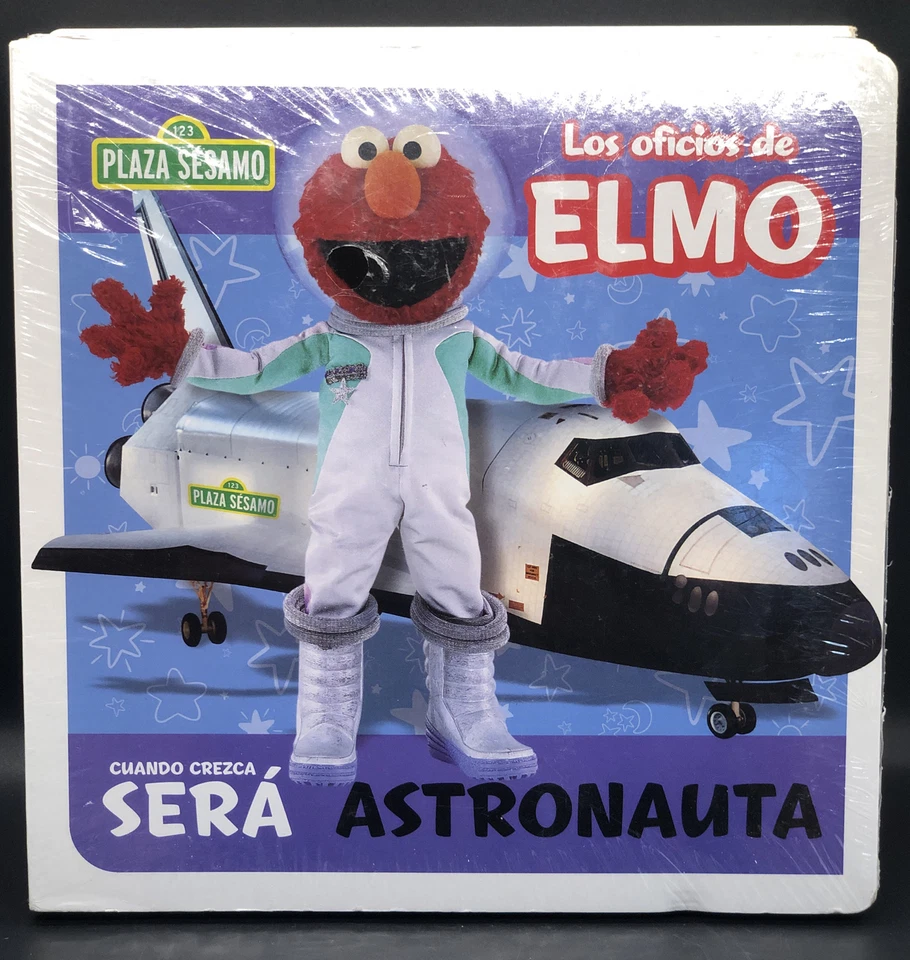 Plaza Sesamo Los Oficios de Elmo Cuando Crezca Sera Astronauta Book - Image 2 of 4