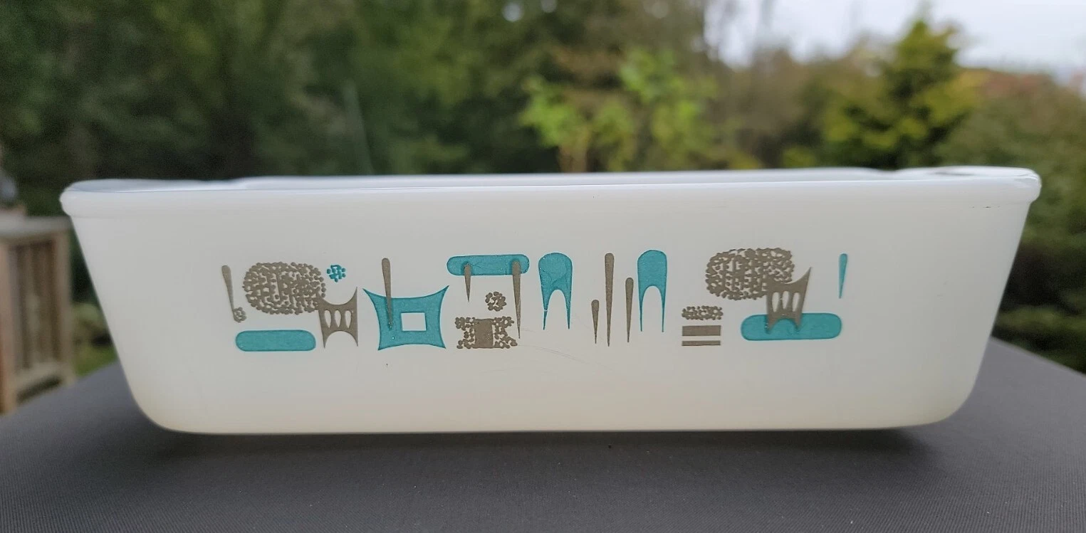 Vintage Blue Heaven by ROYAL (USA) Loaf Pan MCM