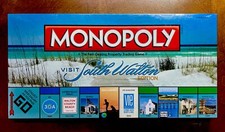 Monopoly Board Game Visit South Walton Beach Florida Edition 2013