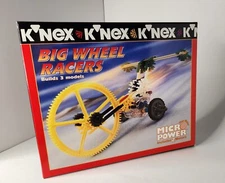 Vintage Toy 1996 K'NEX Big Wheel Racers with rare SPRINGMOTOR - Multiple Builds