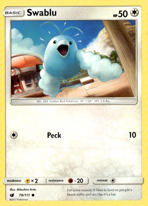 SM - Crimson Invasion #79/111 Swablu