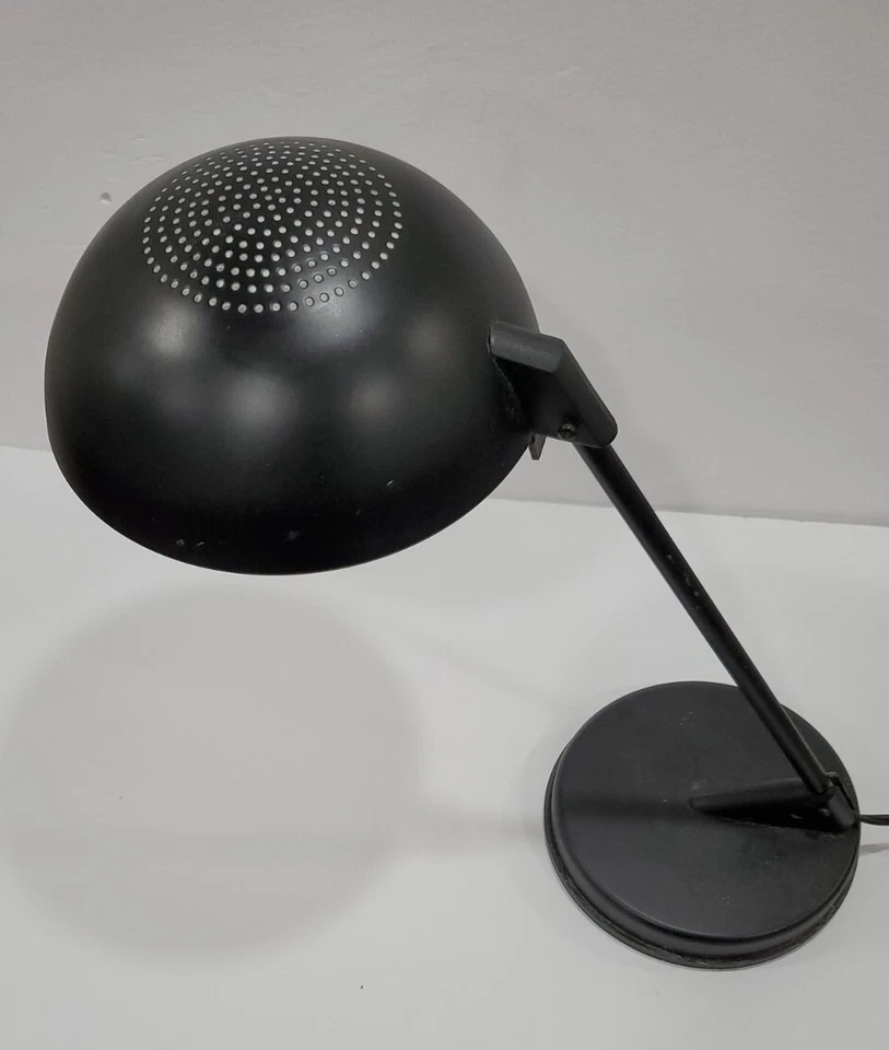  Dainolite настольная лампа матовый черный (HIL900-BK), большой вентиляционный абажур - Изображение 2 из 4