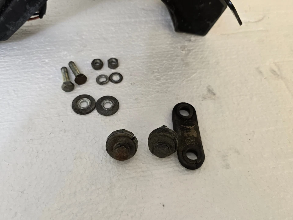 1976 Kawasaki KZ400D Rear Back Tail Brake Light License Plate Mount Assembly - Image 4 of 4