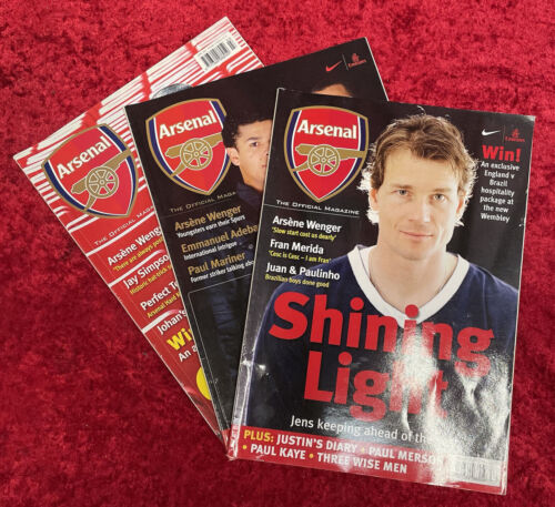 Arsenal Official Magazines - Shining Light/Gael Force/Middle Class. SW185 - Picture 1 of 4