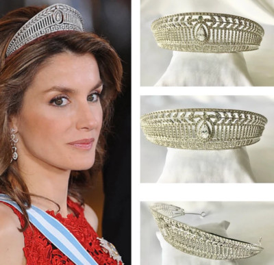 Die preußische Diadem Stil Spanische Royals Königin Letizia Königskrone