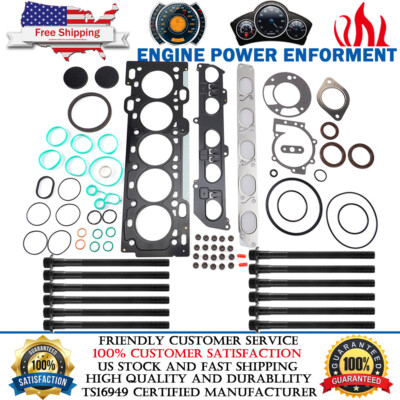Engine Cylinder Head Gasket Set w/ Bolts For VOLVO C30 C70 S40 S60 V50 V60 2.5L