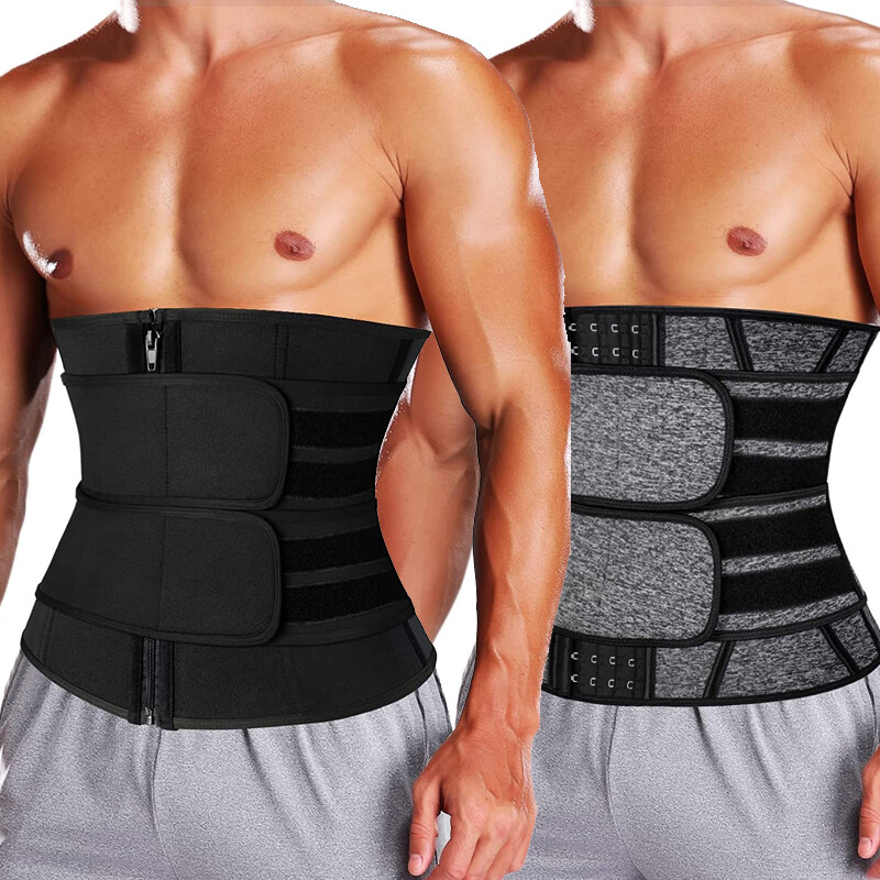 Men's Sauna Waist Trainer Belt for Tummy Control & Back Support