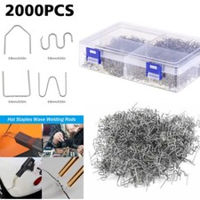 2000PCS Heiße Heftklammern 0.8mm 0.6mm für Auto Kunststoff Schweißen Reparatur