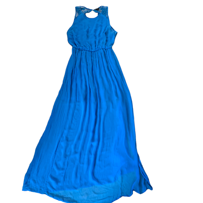 Topshop Maxi Dress Lace Upper Back Sz 10 Royal Blue 97D | eBay Topshop Maxi Dress Lace Upper Back Sz 10 Royal Blue 97D | eBay