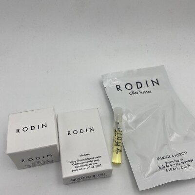 Rodin Olio Lusso Luxury Face Cream Jasmin & Neroli Luxury Face Oil 3 pieces Set