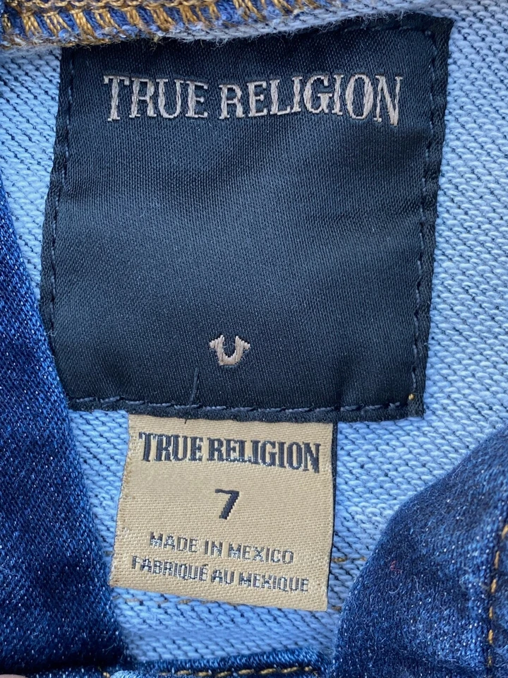 Chaqueta vaquera True Religion World Tour para niños talla 7. Foto 2 de 3