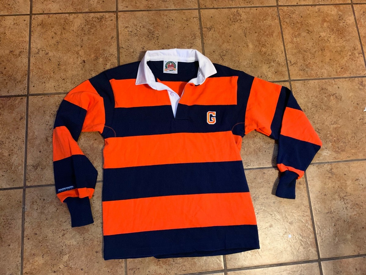 Barbarian Adult XS orange and black Rugby Shirt | eBay UK